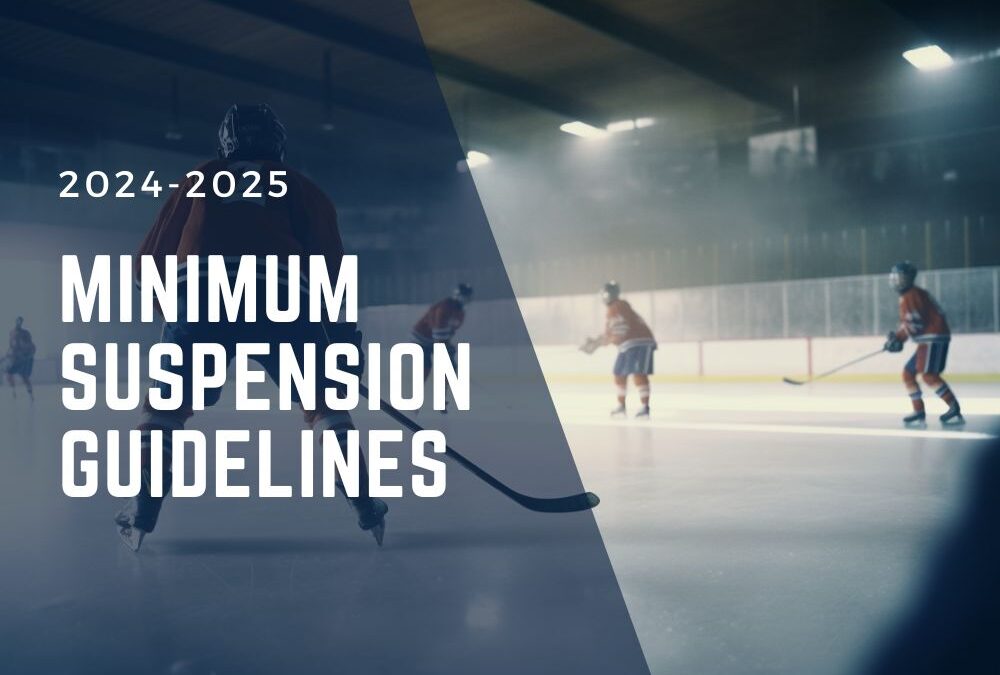 2024-2025 BC Hockey Minimum Suspension Guidelines